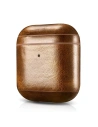 Kup Etui iCarer Leather Oil Wax Apple AirPods 2/1 jasnobrązowy - ICR484 - {ean13} - Sklep Home Screen