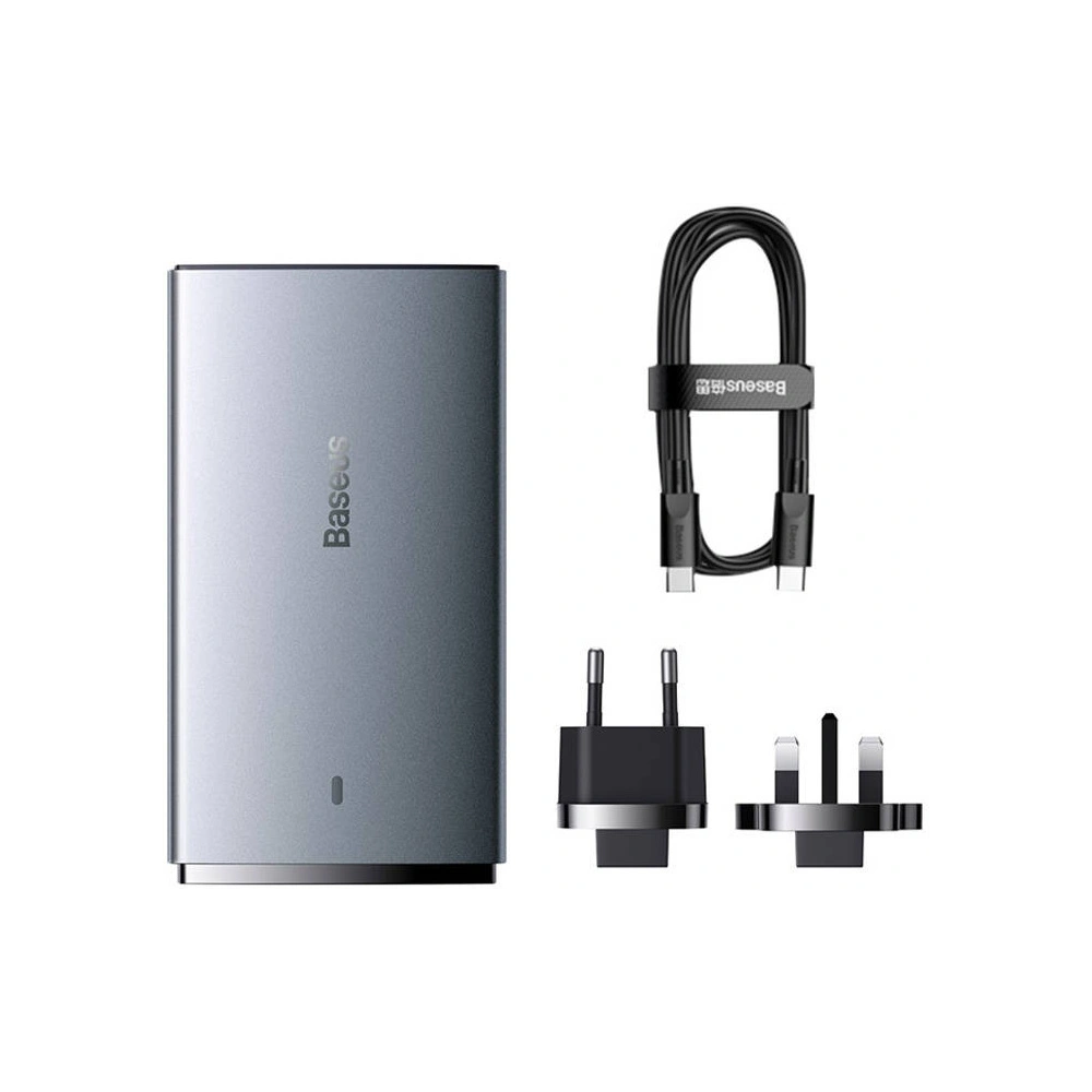 Ładowarka sieciowa Baseus GaN5, 65W, USB-C, USB-A 