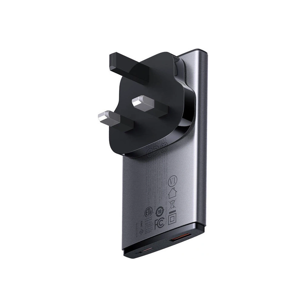 Ładowarka sieciowa Baseus GaN5, 65W, USB-C, USB-A 