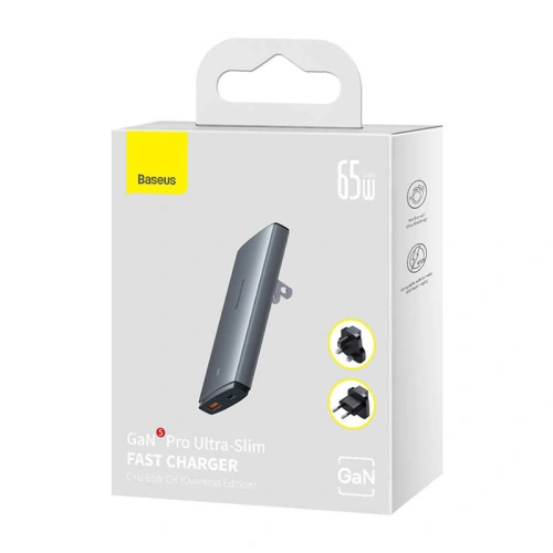 Kup Încărcătorul de rețea Baseus GaN5, 65W, USB-C, USB-A - BSU3994 - {ean13} - Sklep Home Screen
