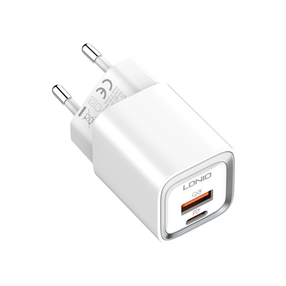 Ładowarka sieciowa LDNIO A2318C USB, USB-C 20W + kabel microUSB
