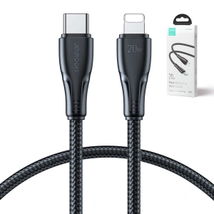 Joyroom Kabel Surpass Serie USB-C/Lightning 20W 1.2m schwarz
