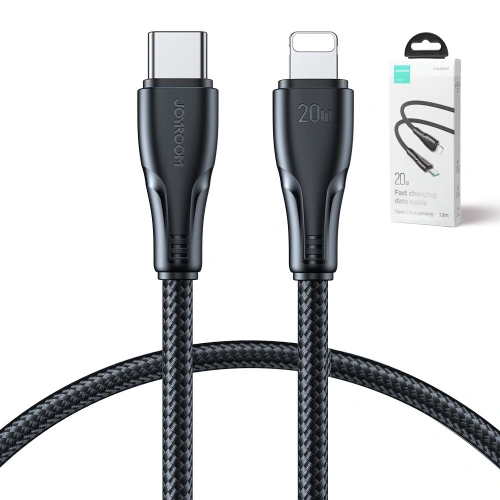 Kup Kabel Joyroom Surpass Series USB-C/Lightning 20W 1,2 m czarny - JYR677 - {ean13} - Sklep Home Screen