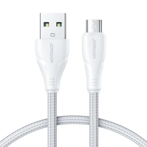 Kabel Joyroom Surpass Series USB-A/microUSB 2.4A 1,2 m bílý