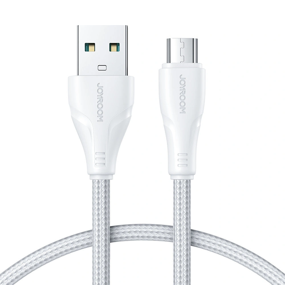 Kabel Joyroom Surpass Series USB-A/microUSB 2.4A 1,2 m biały