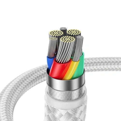 Kup Joyroom Kabel Surpass Serie USB-A/microUSB 2,4A 1,2m weiß - JYR679 - {ean13} - Sklep Home Screen