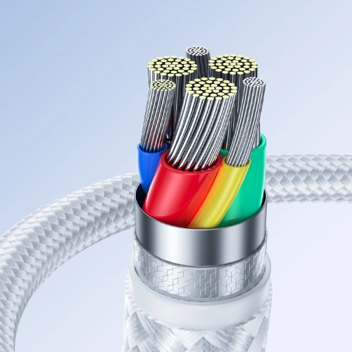 Kup Kábel Joyroom Surpass Series USB-A/microUSB 2.4A 1,2 m fehér - JYR679 - {ean13} - Sklep Home Screen