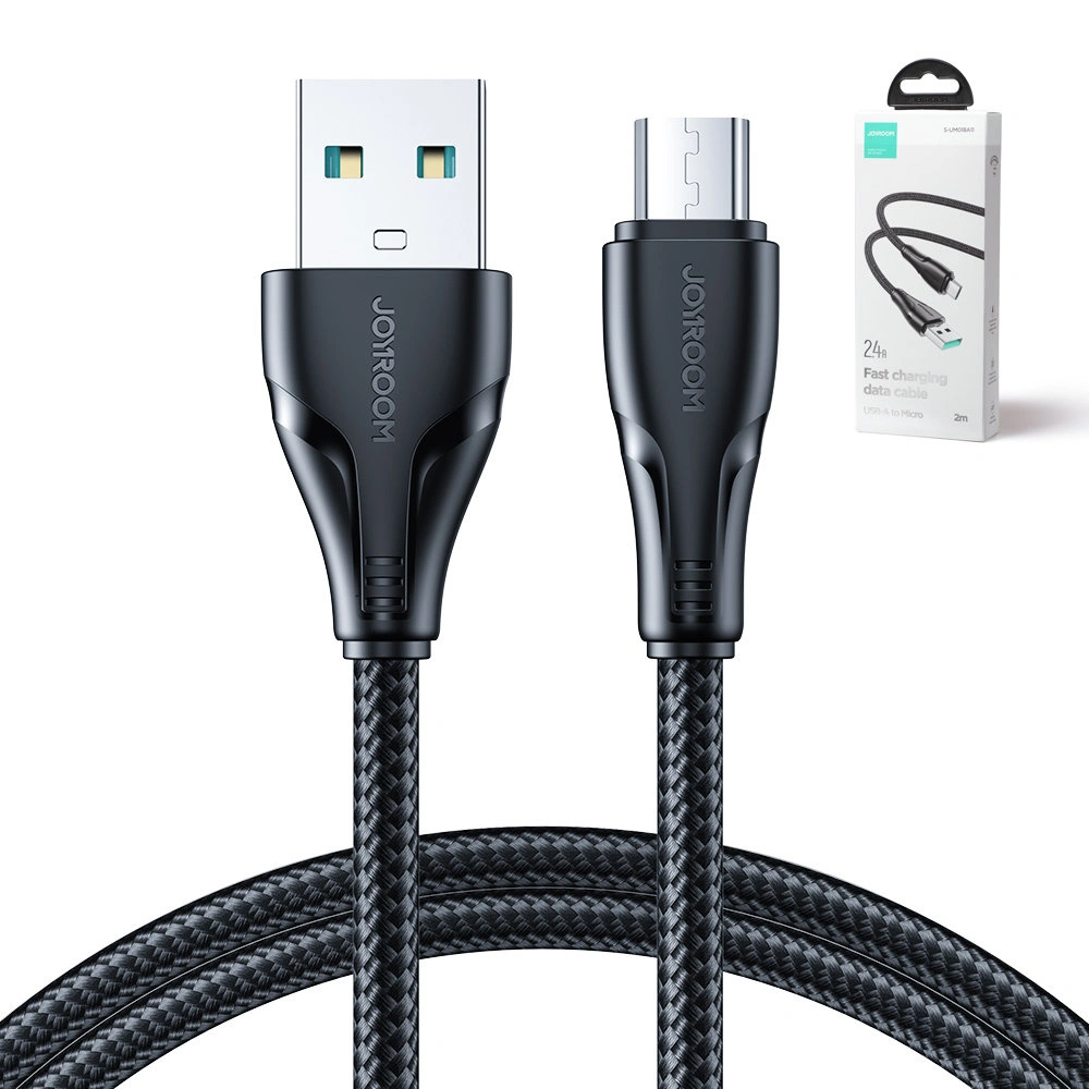 Kabel Joyroom Surpass Series USB-A/microUSB 2.4A 2m czarny