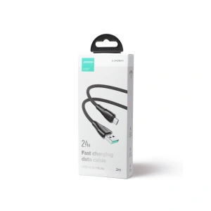 Kabel Joyroom Surpass Series USB-A/microUSB 2.4A 2m černý