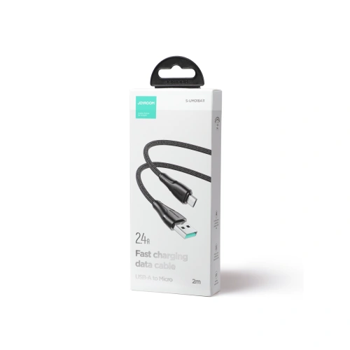 Kup Kabel Joyroom Surpass Series USB-A/microUSB 2.4A 2m černý - JYR680 - {ean13} - Sklep Home Screen