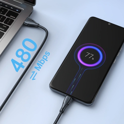 Kup Kábel Joyroom Surpass Series USB-A/microUSB 2.4A 2m fekete - JYR680 - {ean13} - Sklep Home Screen