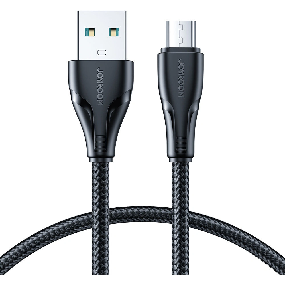 Kabel Joyroom Surpass Series USB-A/microUSB 2.4A 1,2 m czarny