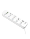 Buy Power strip with 4 AC outlets, 4x USB, LDNIO SC4408, 2500W (white) - LDN71 - {ean13} - Home Screen Store Europe