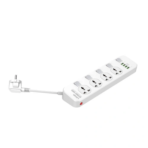 Buy Power strip with 4 AC outlets, 4x USB, LDNIO SC4408, 2500W (white) - LDN71 - {ean13} - Home Screen Store Europe
