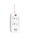 Buy Power strip with 4 AC outlets, 4x USB, LDNIO SC4407, 2500W (white) - LDN72 - {ean13} - Home Screen Store Europe