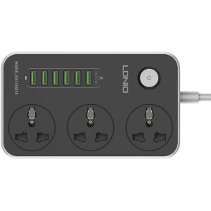 Kup Napájecí lišta se 3 AC zásuvkami, 6x USB, LDNIO SC3604, 2500W (šedá) - LDN73 - {ean13} - Sklep Home Screen