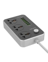 Kup Listwa zasilająca z 3 gniazdami AC, 6x USB, LDNIO SC3604, 2500W (szara) - LDN73 - {ean13} - Sklep Home Screen