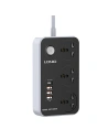 Kup Listwa zasilająca z 3 gniazdami AC, 4x USB, LDNIO SC3412, 2500W (szara) - LDN74 - {ean13} - Sklep Home Screen