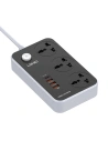 Kup Listwa zasilająca z 3 gniazdami AC, 4x USB, LDNIO SC3412, 2500W (szara) - LDN74 - {ean13} - Sklep Home Screen