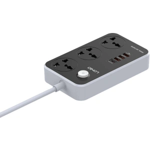 Kup Napájecí lišta se 3 AC zásuvkami, 4x USB, LDNIO SC3412, 2500W (šedá) - LDN74 - {ean13} - Sklep Home Screen