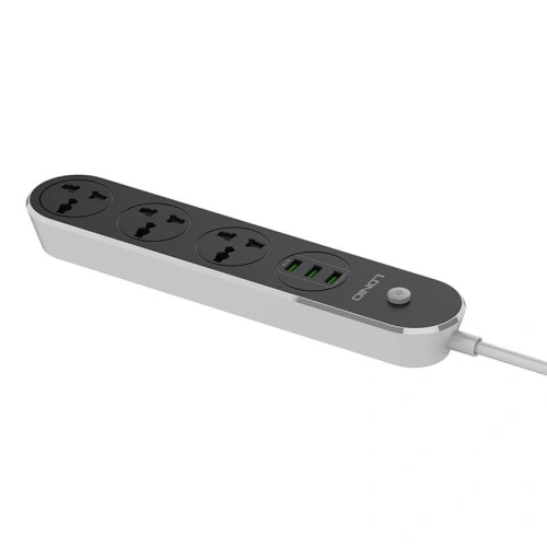 Buy Power strip with 3 AC outlets, 3x USB, LDNIO SC3301, 2500W (gray) - LDN75 - {ean13} - Home Screen Store Europe