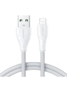 Cablu Joyroom Surpass Series USB-A/Lightning 2.4A 2m alb
