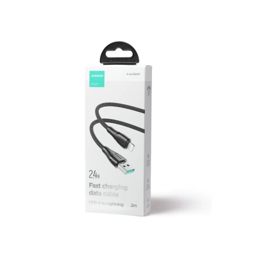 Buy Cable Joyroom Surpass Series USB-A/Lightning 2.4A 2m black - JYR685 - {ean13} - Home Screen Store Europe