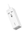 Napájecí lišta s 1 AC zásuvkou LDNIO SC1418, 2x USB, 2x USB-C, 2500W (bílá)