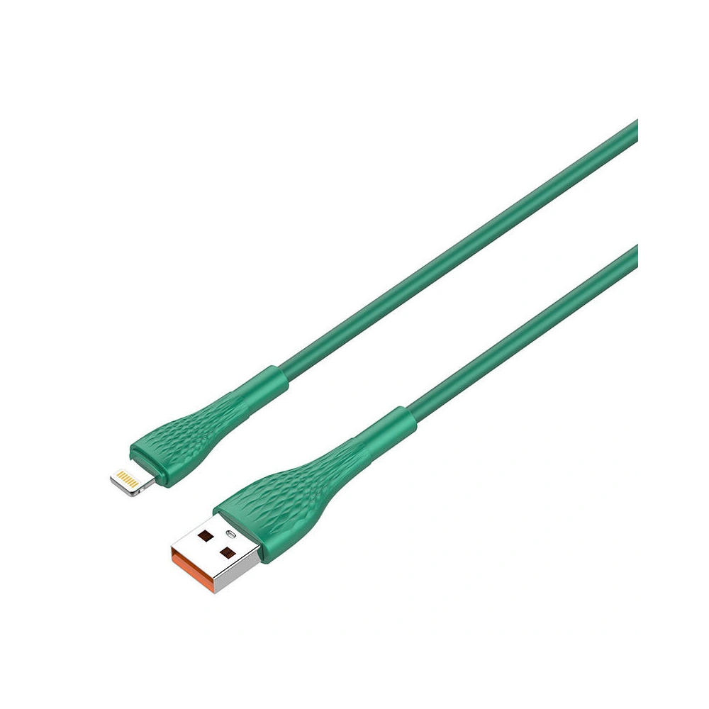 Kabel LDNIO LS672 USB-A/Lightning 30W, 2m zielony