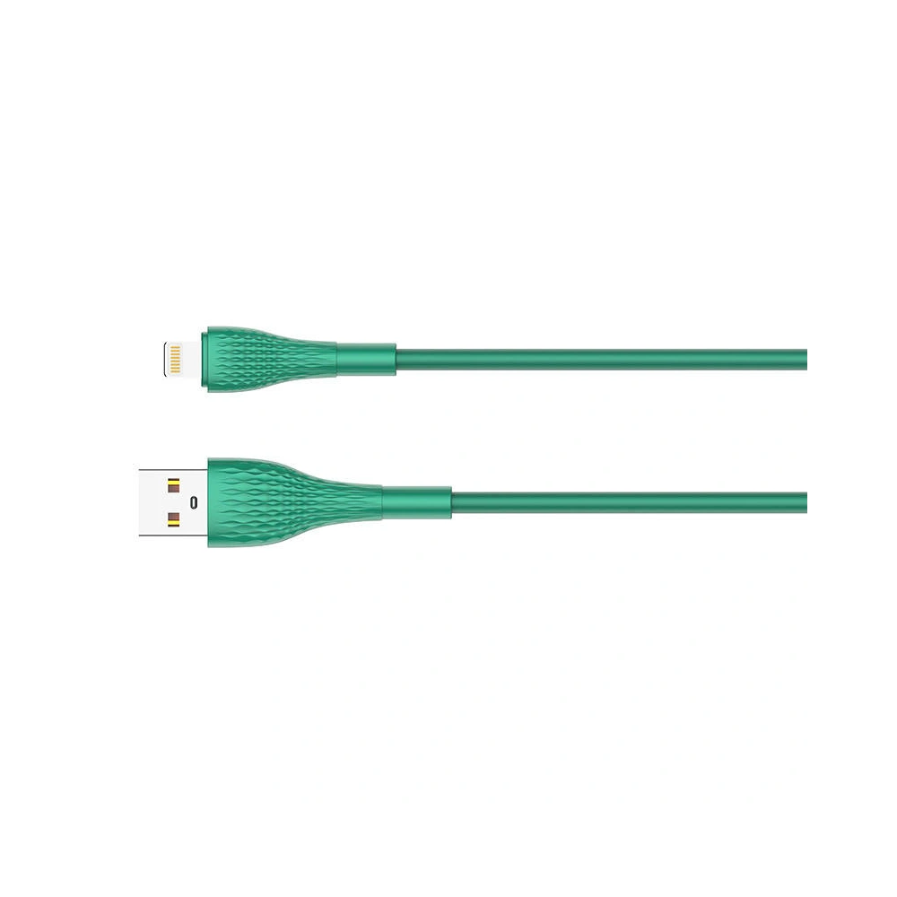 Kabel LDNIO LS672 USB-A/Lightning 30W, 2m zielony