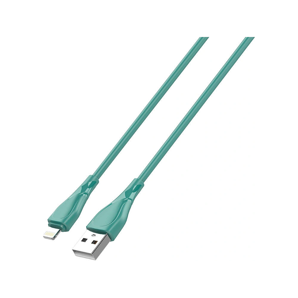 Kabel LDNIO LS612 USB-A/Lightning 25W, 2m zielony