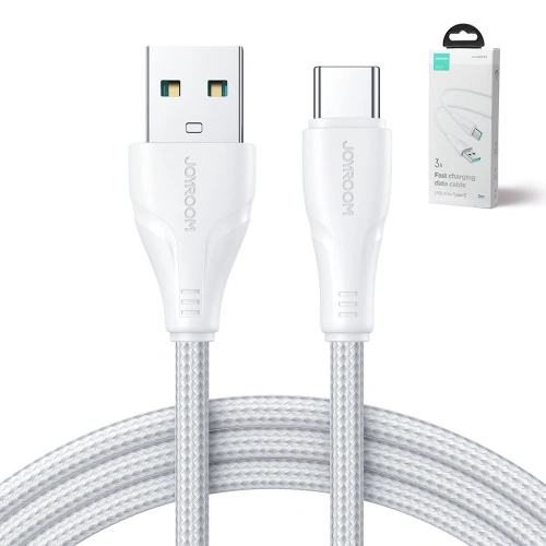 Kup Kabel Joyroom Surpass Series USB-A/USB-C 3A 3m bílý - JYR687 - {ean13} - Sklep Home Screen