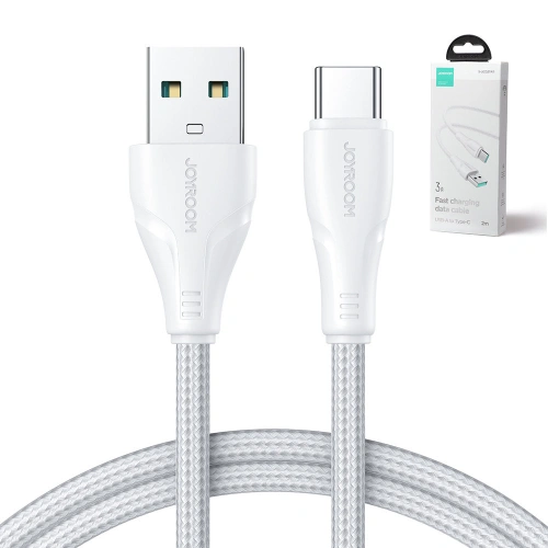 Kup Cablul Joyroom Surpass Series USB-A/USB-C 3A 2m alb - JYR688 - {ean13} - Sklep Home Screen