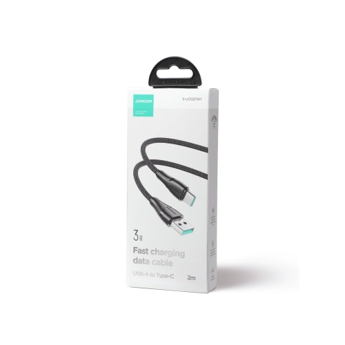 Kup Kabel Joyroom Surpass Series USB-A/USB-C 3A 2m černý - JYR691 - {ean13} - Sklep Home Screen