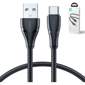 Kabel Joyroom Surpass Series USB-A/USB-C 3A 1,2 m černý