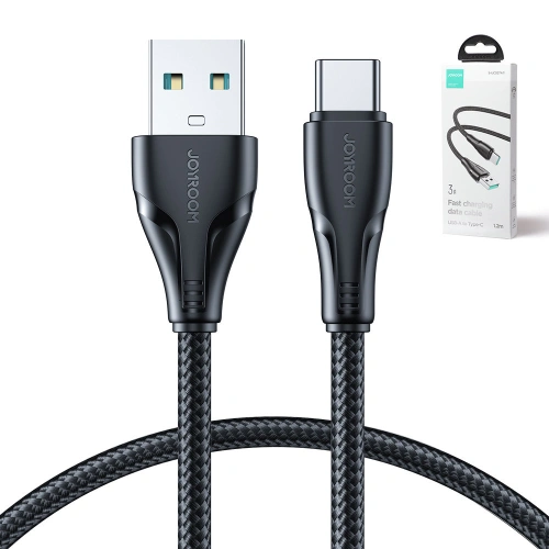 Kup Kábel Joyroom Surpass Series USB-A/USB-C 3A 1,2 m fekete - JYR692 - {ean13} - Sklep Home Screen