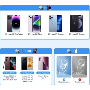 Uchwyt samochodowy magnetyczny Joyroom JR-ZS313 Air Vent czarny