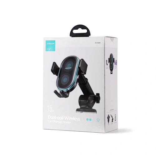 Buy Car holder with wireless charger Joyroom JR-ZS299 15W Dashboard black - JYR703 - {ean13} - Home Screen Store Europe