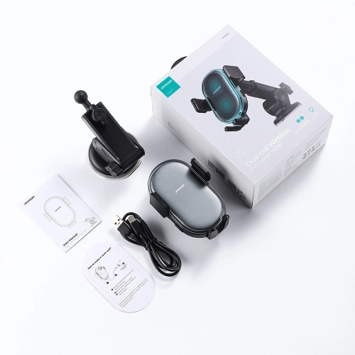 Buy Car holder with wireless charger Joyroom JR-ZS299 15W Dashboard black - JYR703 - {ean13} - Home Screen Store Europe