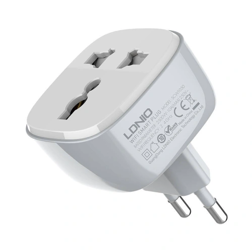 Buy LDNIO SCW1050 Wi-Fi smart socket (white) - LDN103 - {ean13} - Home Screen Store Europe