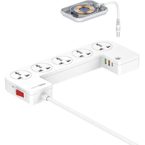 Kup Napájecí lišta s organizérem LDNIO SN5310W, 5x AC, 3x USB (bílá) - LDN104 - {ean13} - Sklep Home Screen