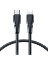 Kabel Joyroom Surpass Series USB-C/Lightning 20W 0,25m černý