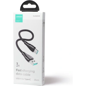 Joyroom Kabel Surpass Serie USB-C/Lightning 20W 0.25m schwarz