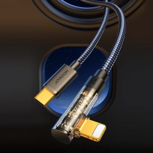 Cable Joyroom Surpass Series USB-A/microUSB 2.4A 0.25m white