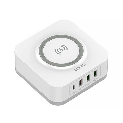 Kup Bezprzewodowa ładowarka indukcyjna LDNIO AW004, 3x USB + USB-C, 32W (biała) - LDN108 - {ean13} - Sklep Home Screen