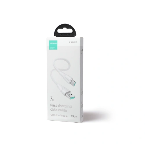Kup Kabel Joyroom Surpass Series USB-A/USB-C 3A 0,25m alb - JYR707 - {ean13} - Sklep Home Screen