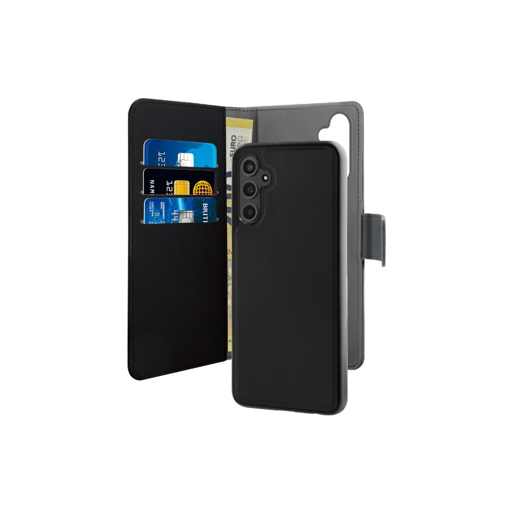 Etui PURO Wallet Detachable 2w1 Samsung Galaxy A14 5G (czarny)