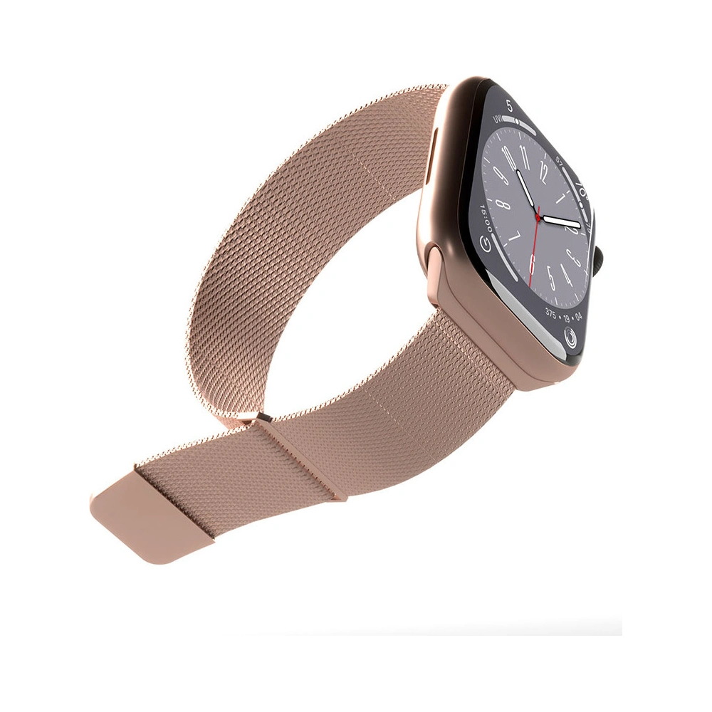 Bransoleta PURO Milanese Magnetic Band Apple Watch 4/5/6/7/SE/8/9 40/41mm (różowe złoto)