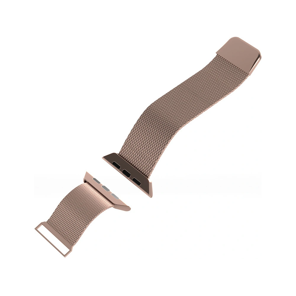Bransoleta PURO Milanese Magnetic Band Apple Watch 4/5/6/7/SE/8/9 40/41mm (różowe złoto)