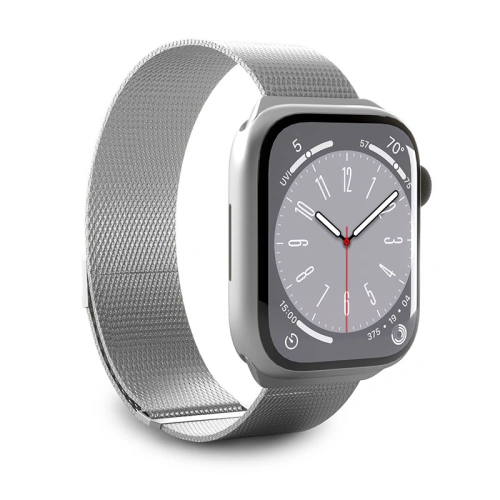 Kup Bransoleta PURO Milanese Magnetic Band Apple Watch 4/5/6/7/SE/8/9 40/41mm (ezüst) - PUR662 - {ean13} - Sklep Home Screen